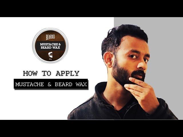 BEARDO : How To Apply Mustache And Beard Wax