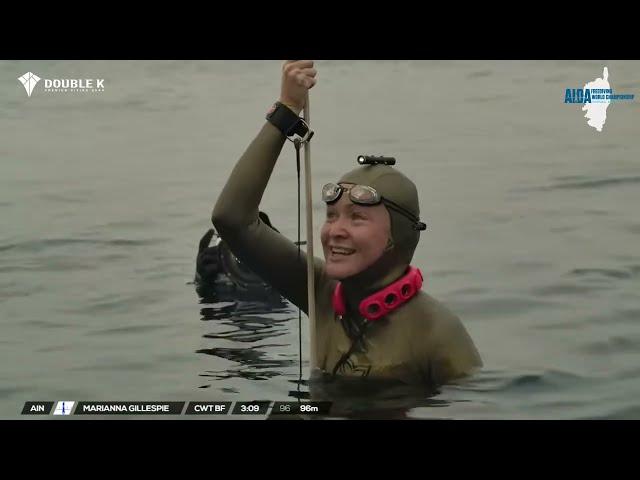 Gold Medal CWTB AIDA Freediving World Championship 2024 - Marianna Krupnitskaia (Gillespie)