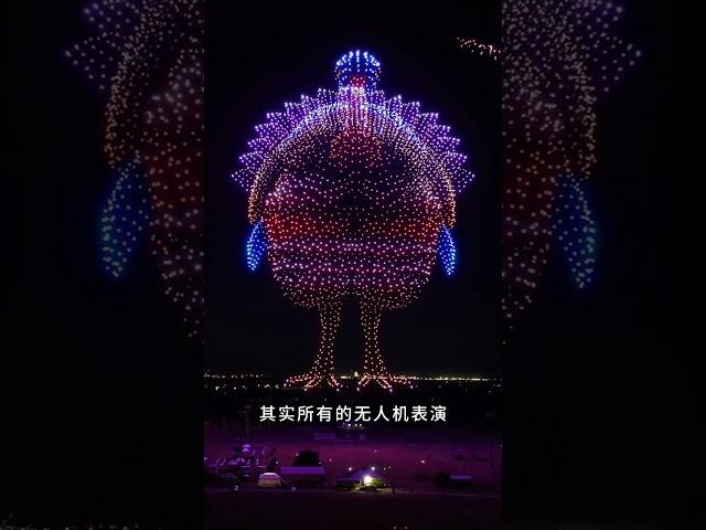 原来这就是无人机表演的真相 #科普一下 #冷知识 #有趣的知识