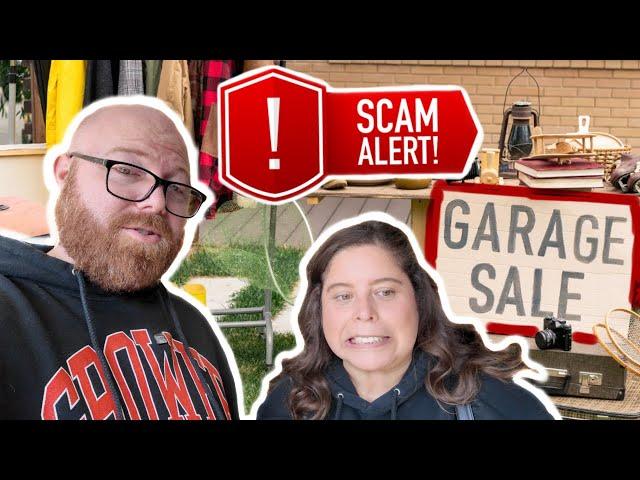 Getting Scammed at a Garage Sale!