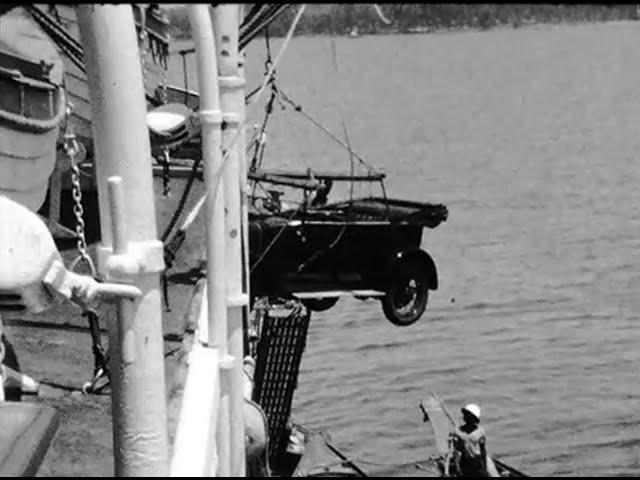 M.S. Bhanurangsi Passenger Ship Cruises Up the South East coast of Malaysia in 1935 1930s, F965