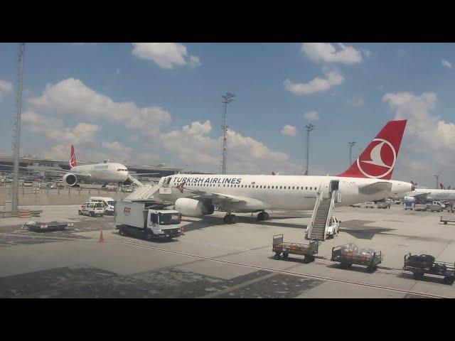 Turkish Airlines A319 - Istanbul To Alexandria / Borg El Arab - Stunning Views Of Istanbul