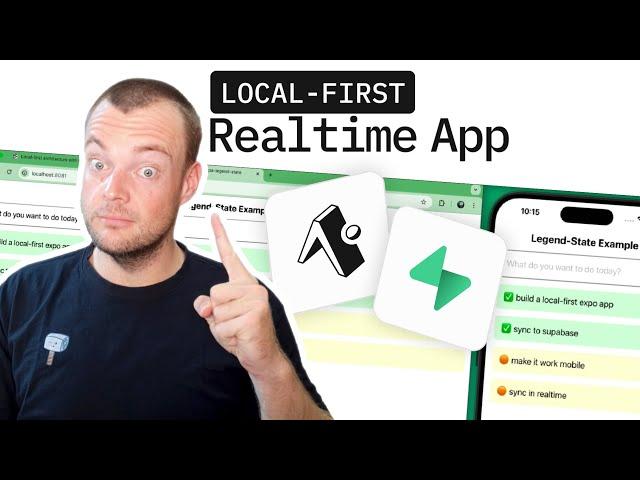 How to build local-first #Expo Apps