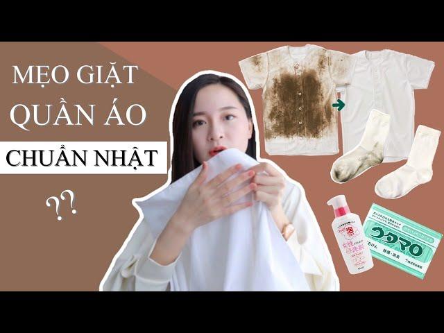 TẠI SAO QUẦN ÁO NGƯỜI NHẬT LUÔN SẠCH| MẸO GIẶT ĐỒ CHUẨN NHẬT| BOONTRANG VLOG