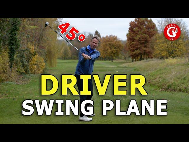 This is the PERFECT SWING PLANE when hitting a DRIVER!