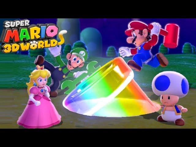 The Super Mario 3D World - Full Game 100% Walkthrough