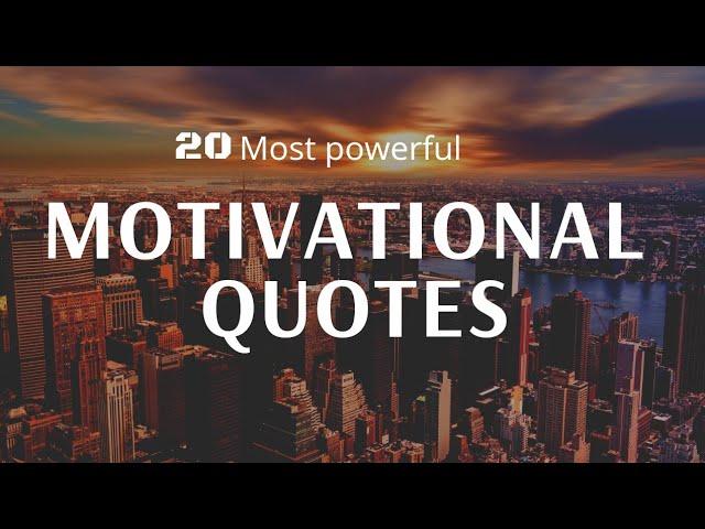 20 Most Powerful Motivational Quotes | Inspirations | English Quotes Hub