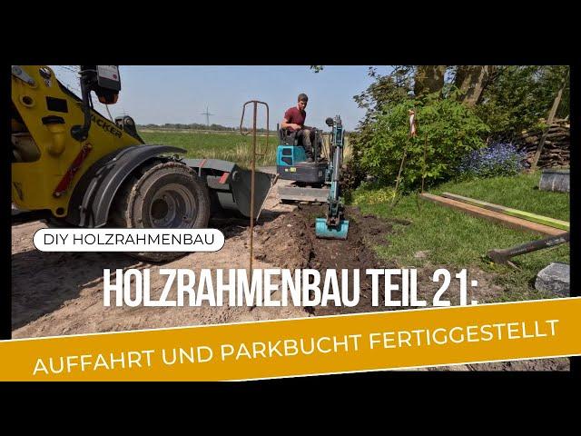 Auffahrt und Parkbucht fertiggestellt