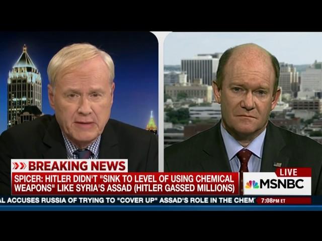 Senator Coons joins Hardball with Chris Matthews April 11, 2017