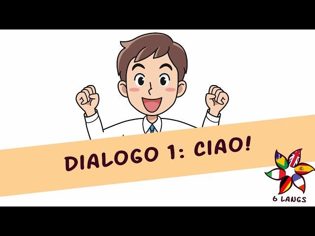 Dialogo 1 - Ciao! (A1)  [Practice Italian for free online]