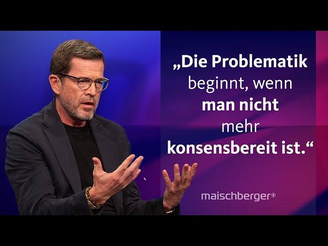 Gregor Gysi und Karl-Theodor zu Guttenberg zum Streit in der Asyl-Debatte | maischberger