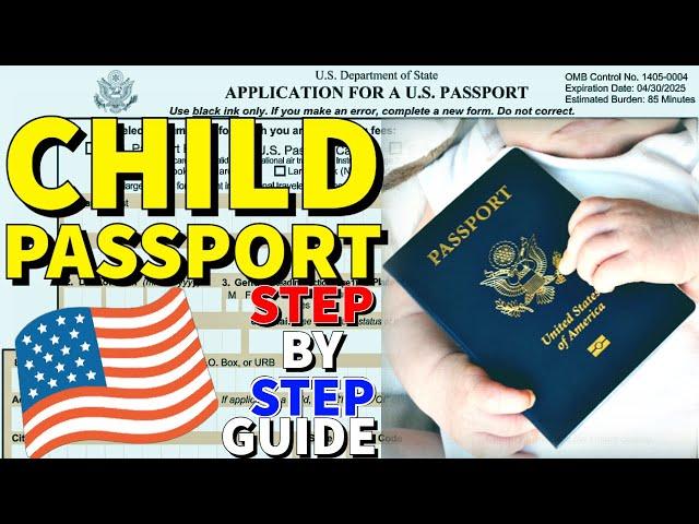 How To Apply For Child US Passport 2024 