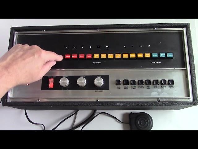 1971 Gibson Maestro MRK-2 Analog Drum Machine Box