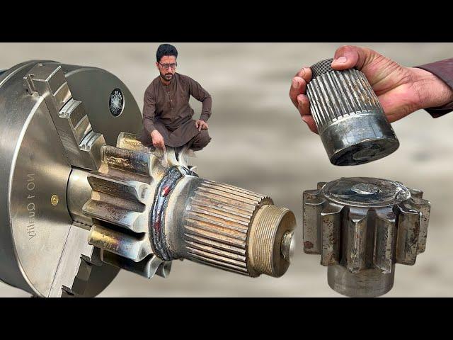 How To Repair Broken SD32 Bulldozer Final Drive Gear || Restoration Of Broken Dozer Final Drive Gear