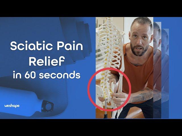 Sciatic pain relief in 60 seconds