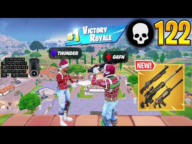 122 Elimination Duo vs Squads Wins WORLD RECORD ft. @GaFNico (Fortnite Chapter 5 Gameplay)