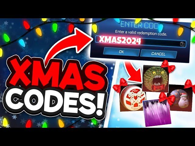 NEW Christmas 2024 Redeem Codes! (Rocket League)