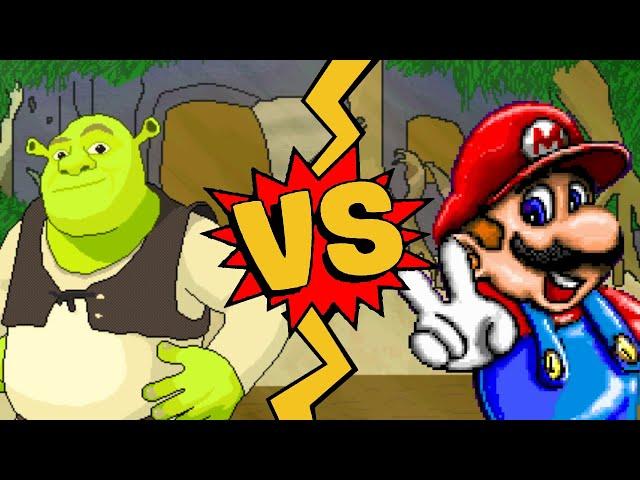 M.U.G.E.N. Battles | Shrek vs Mario