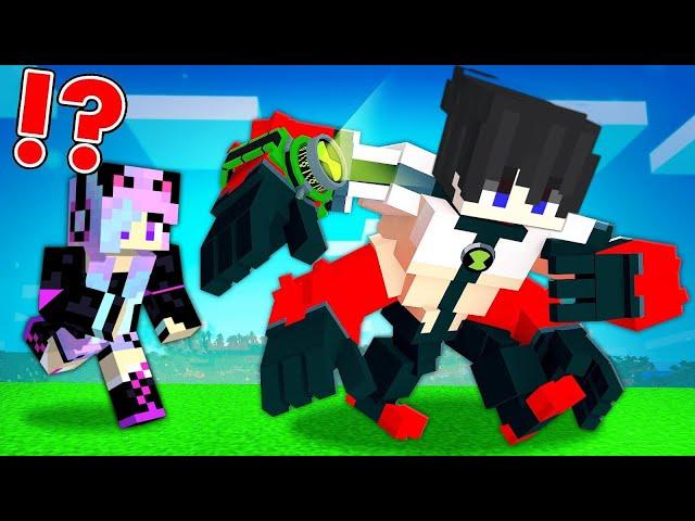 BEN 10 OMNITRIX Speedrunners vs Hunter in Minecraft!