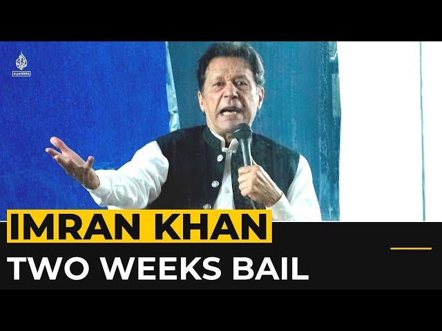 Imran Khan granted two weeks bail