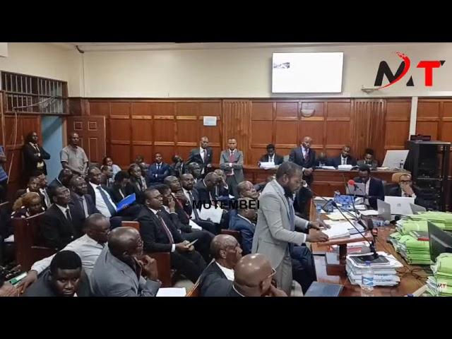 Drama in Court as a young Lawyer Destroys Thiankolu,Githu Muigai,Ojienda and Ruto Lawyers badly!