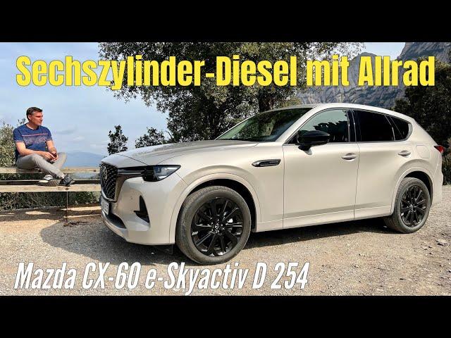 Mazda CX-60 e-Skyactiv D 254: Der Allrad-Diesel mit 254 PS im Test | Review | Sechszylinder | 2023