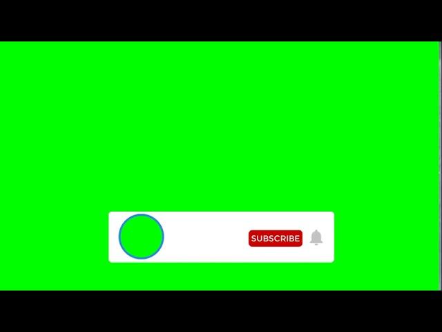 Subscribe button and Notification bell green screen. Subscribe green screen. SS vfx green screen.