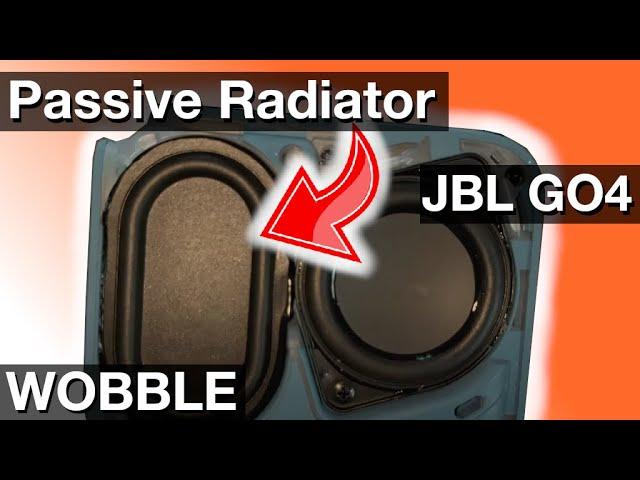 JBL GO4 Passive Radiator Wobble Test