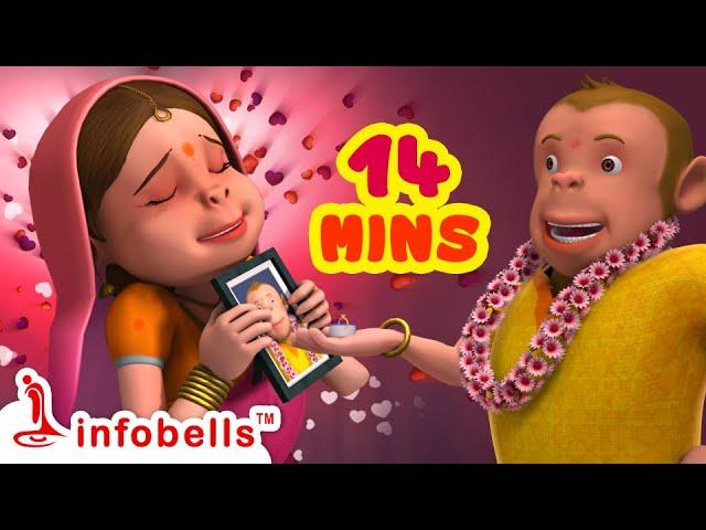 চাঁদ উঠেছে ফুল ফুটেছে - Chand Utheche Ful Futeche | Bengali Rhymes for Children | Infobells