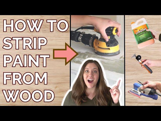 How To Strip Paint From Wood