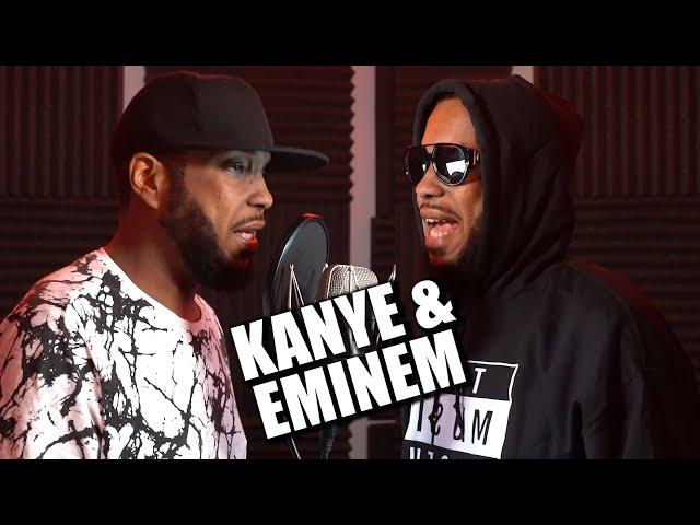 Kanye West & Eminem In the Studio | Crank Lucas