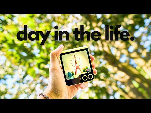 A Day In The Life with the Galaxy Z Flip6 - A University Student's Review