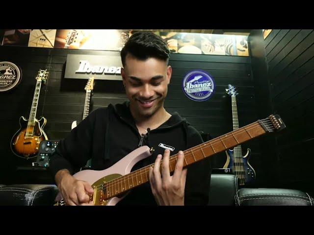 Ibanez Germany live : Manuel Gardner-Fernandes enthüllt seine neue Quest-Gitarre