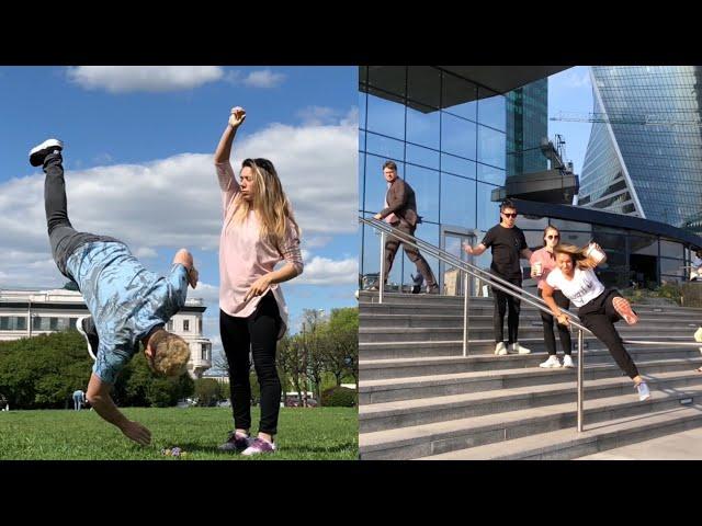 Stunt Comedy Prank| Lizzy Isaeva Трюковая Комедия / Пранки /Лучшие Сальто / Паркур  / Лиззи Исаева