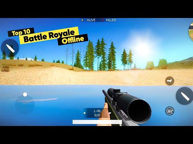 Top 10 OFFline Battle Royale Games for Android 2020 | Like PUBG Mobile