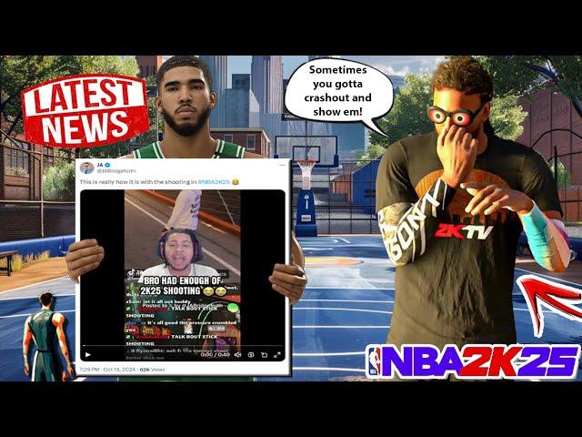 NBA 2K25 HUGE GAMEPLAY PATCH INCOMING - FANTA AND THE COMMUNITY CRASH OUT ABOUT RHYTHM SHOOTING