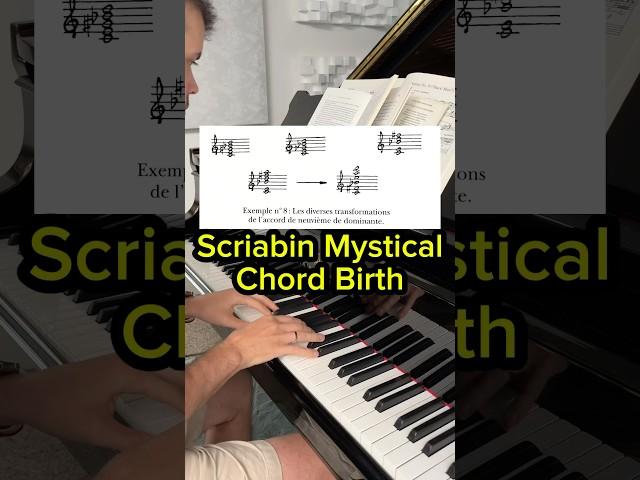 This guy just invented a new chord  #piano #harmony #scriabin #mystical