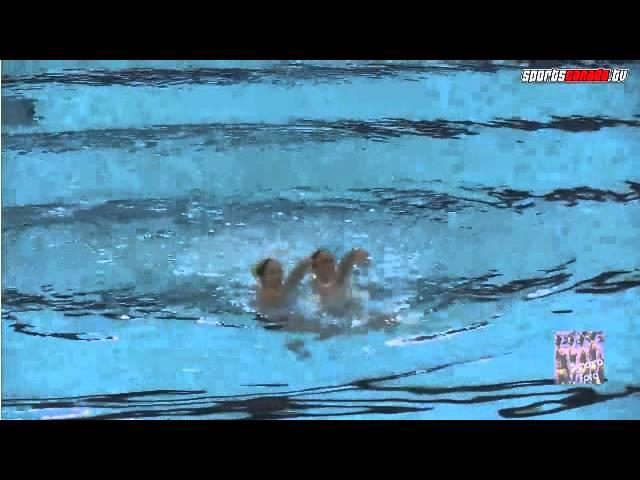 Maude Jobin/Melody Roy (Montreal Synchro) Duet Junior Preliminary Shiseido Canadian Open 2015