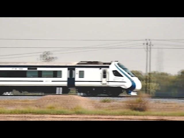 Fastest Train of India | Vande Bharat Express at Top Speed