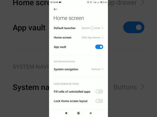 Default system launcher settings in Xiaomi Redmi | How to change default system launcher in Xiaomi