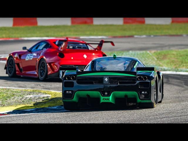 Ferrari XX-cars at Nürburgring 2024 | FXX evo, 599xx evo, FXXK evo