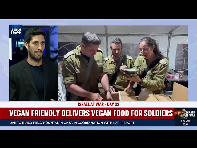 Vegan friendly delivers vegan food for soldiers