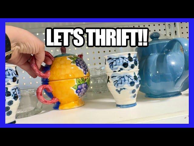 LET'S THRIFT! FUN THRIFTING & MY HAUL! Thrifting 2024 #32!