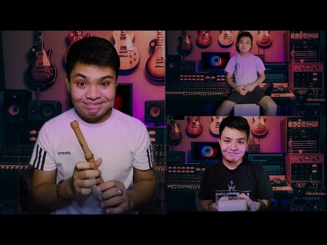 Can't Help Falling In Love Bamboo Flute x Kalimba x Cajon x Real Guitar Cover by Jairo S  Muico