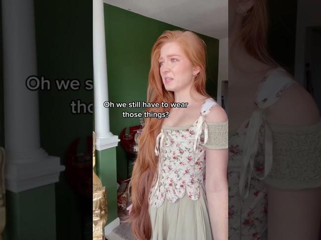 What would they think about us now  although historical corsets weren’t actually uncomfortable!