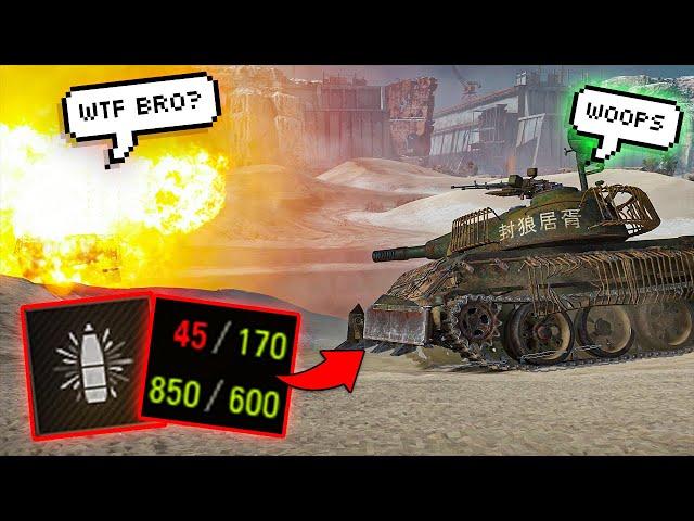 Nice idea to add 600 Alpha Derp! | World of Tanks Steel Hunter Bai Lang