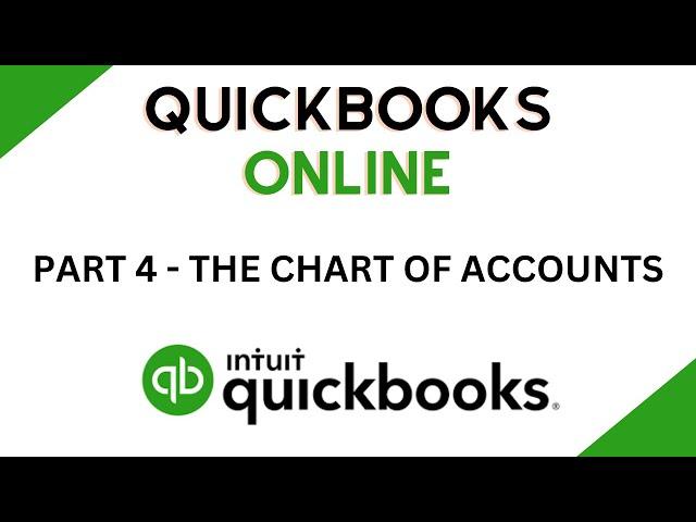 Viewing the Chart of Accounts - QuickBooks Online Tutorial - Part 4