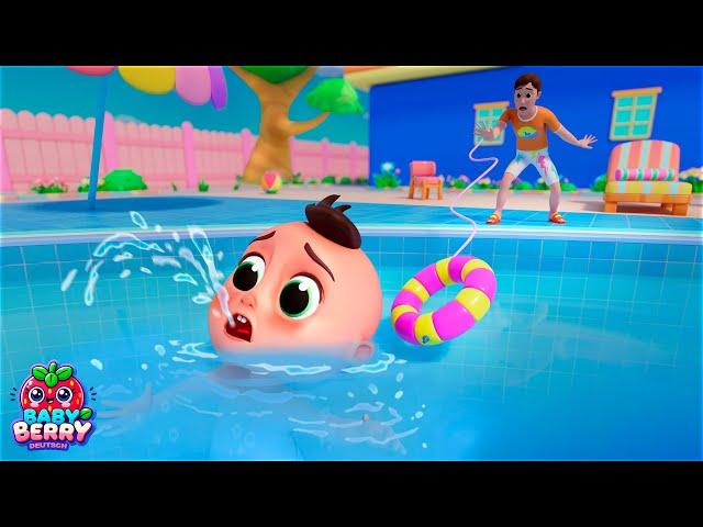 Swim Safe in The Pool | German Cartoons