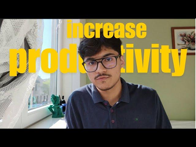 How to Be Productive and Stop Procrastination : overcome your laziness