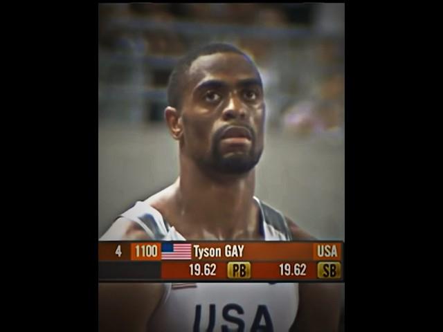 The day Tyson Gay defeated Usain Bolt! @bolajii #insane #viral #track #usainbolt #fast #shorts